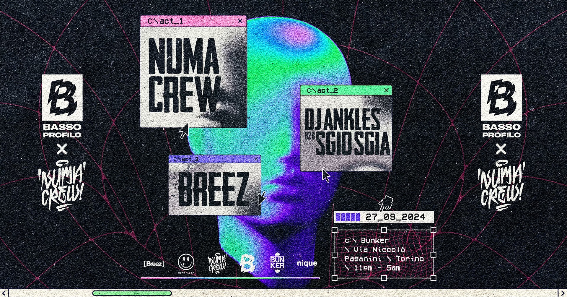 Basso profilo presenta NUMA CREW Live al Bunker