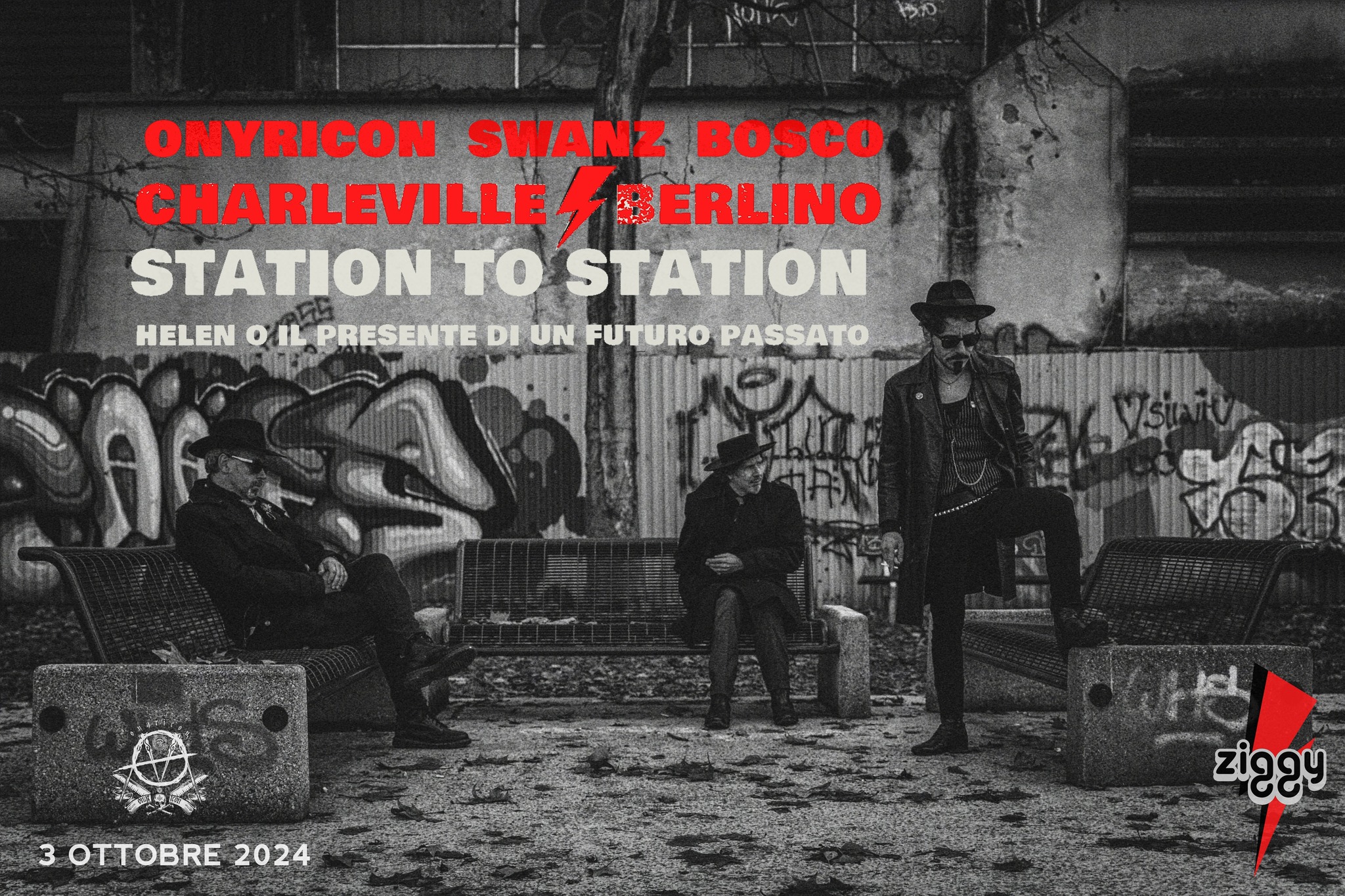 ONYRICON, SWANZ, BOSCO CHARLEVILLE / BERLINO --> STATION TO STATION