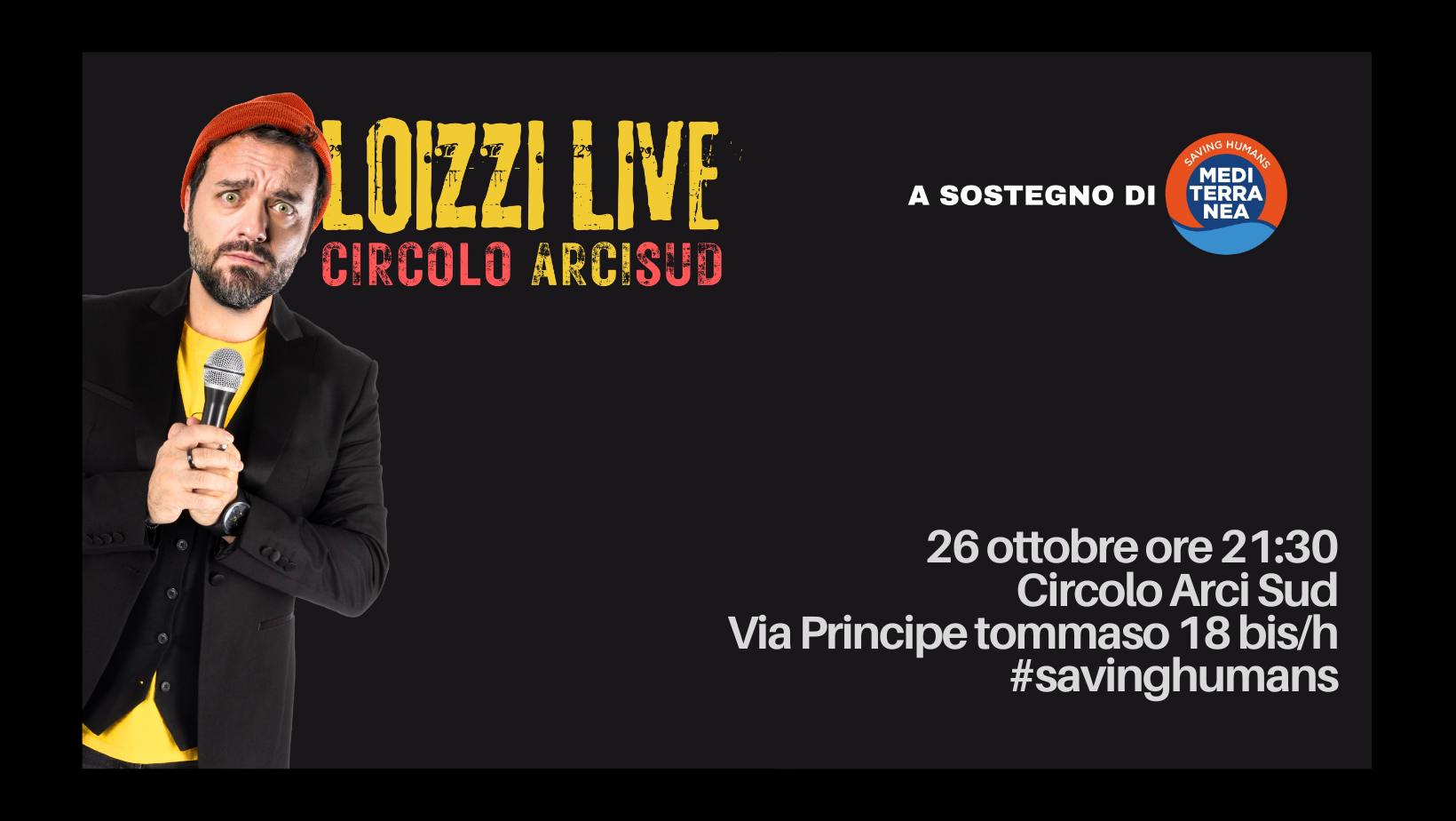 MASSIMILIANO LOIZZI LIVE IMPRO NIGHT A SOSTEGNO DI Mediterranea