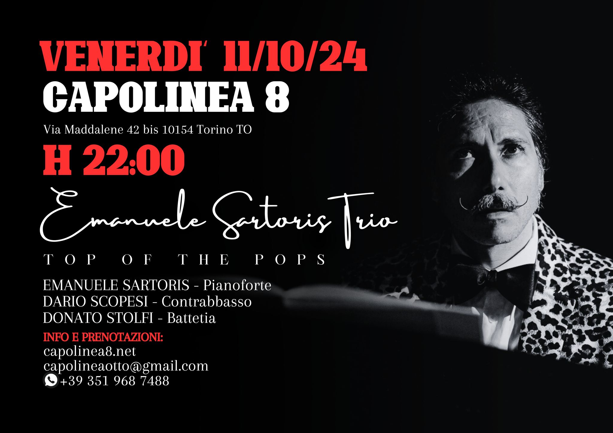 Emanuele Sartoris Trio - Top of The Pops