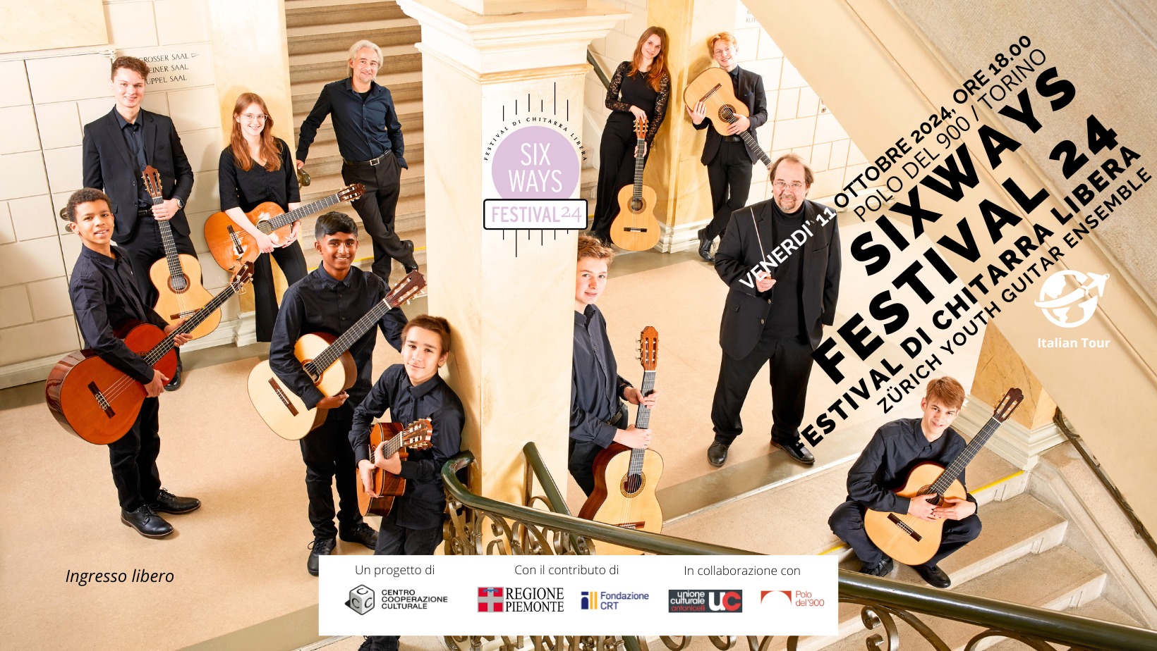Six Ways Festival 2024 - Zurich Youth Guitar Ensemble in concerto a Torino