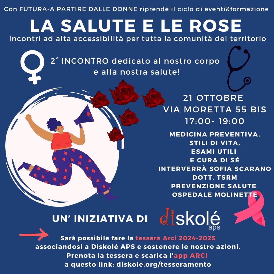 Laboratorio pratico di medicina preventiva e cura di sé al femminile