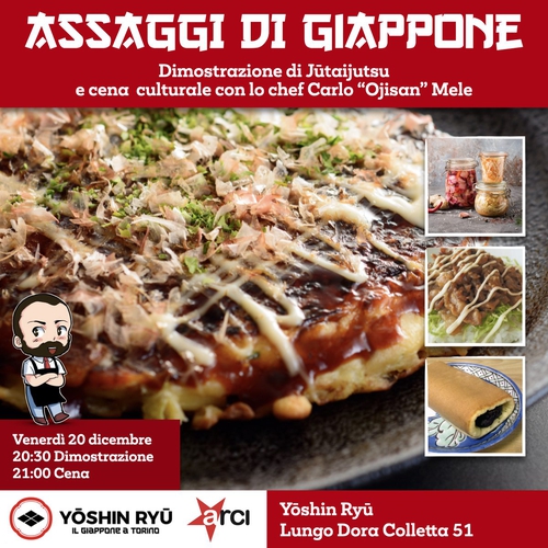 ASSAGGI DI GIAPPONE - cena culturale con lo chef Carlo "Ojisan" Mele