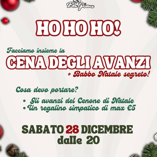 Natale Sociale - Cena degli Avanzi + Babbo Natale a sorpresa