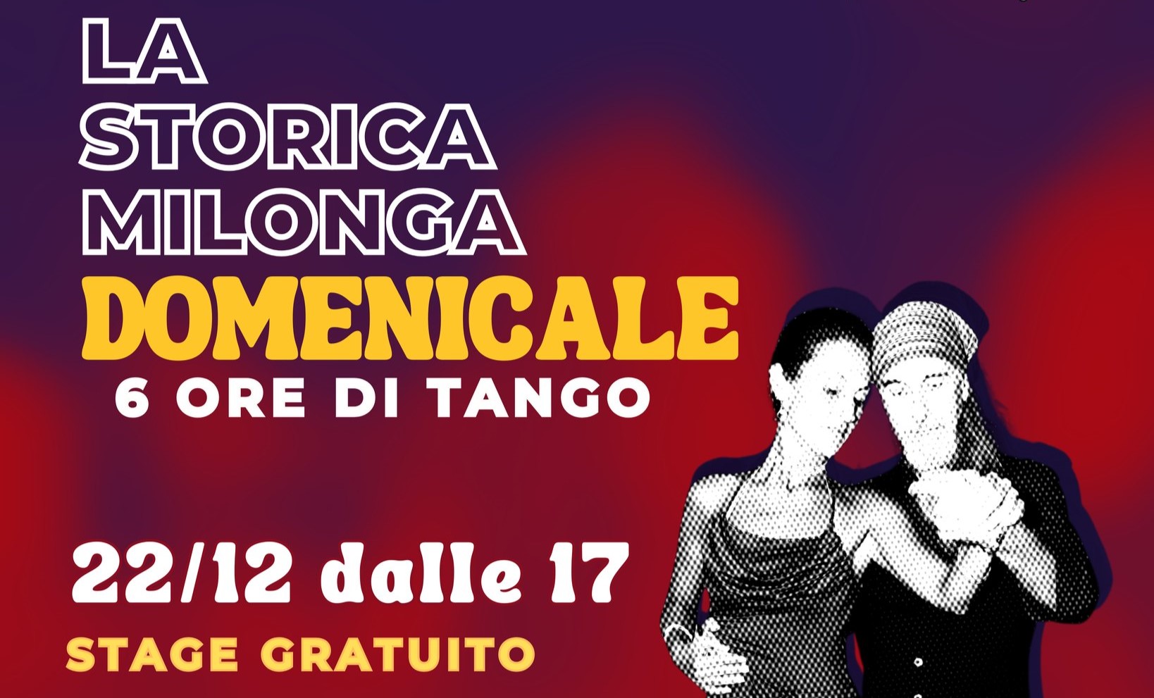 Tango sociale - La Storica Milonga Domenicale