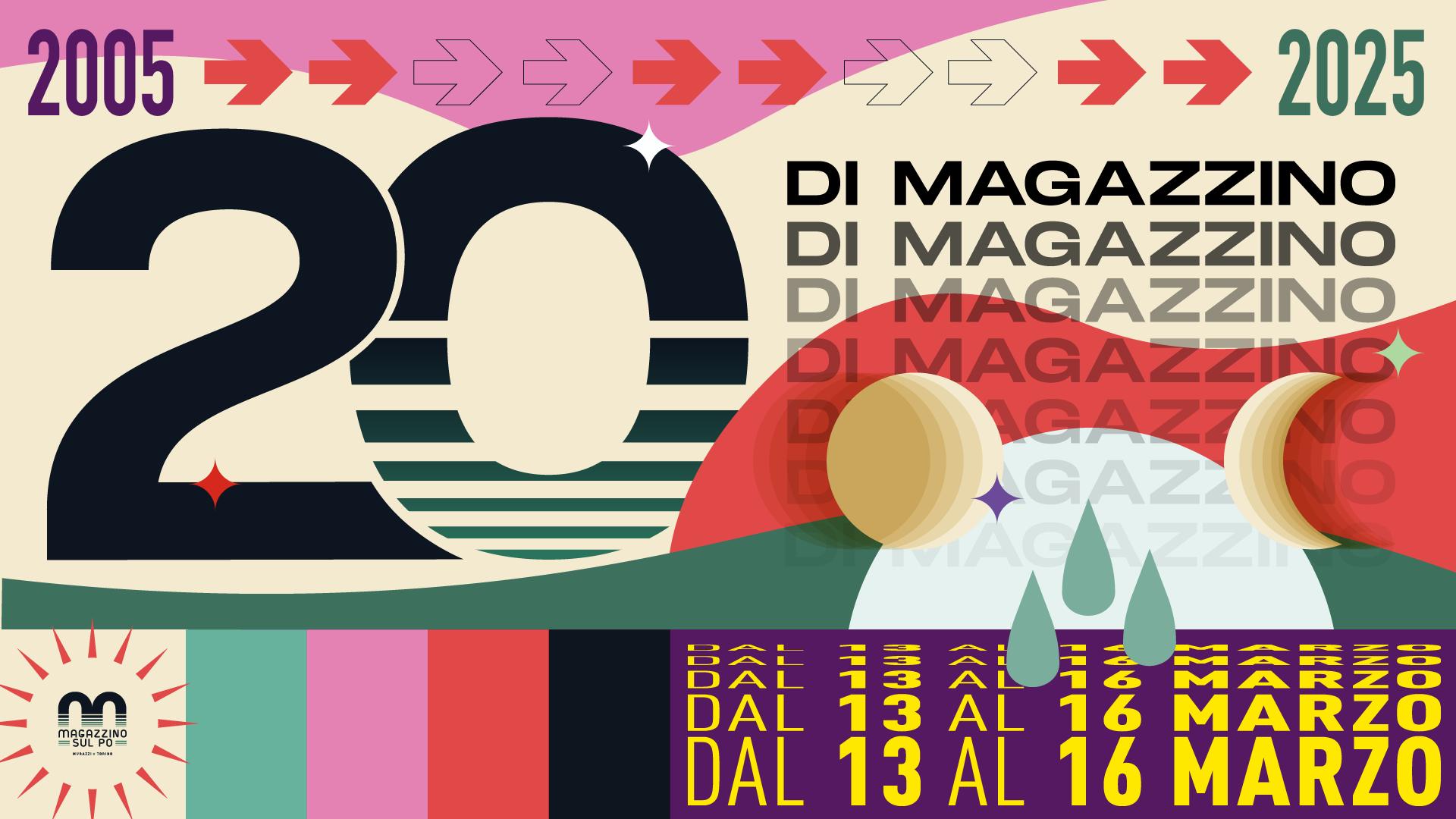20 anni di Magazzino sul Po: dal 13 al 16 Marzo. Cultura, musica, socialità e resistenza