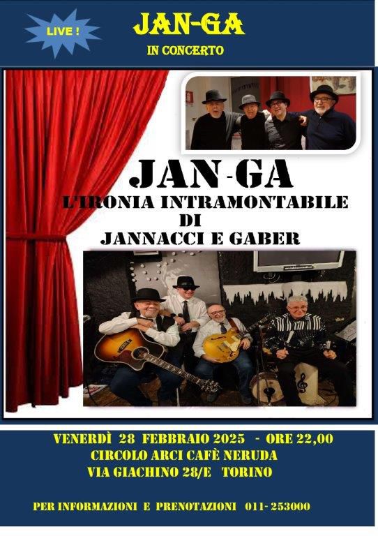 JAN-GA TRIBUTO A JANNACCI E GABER
