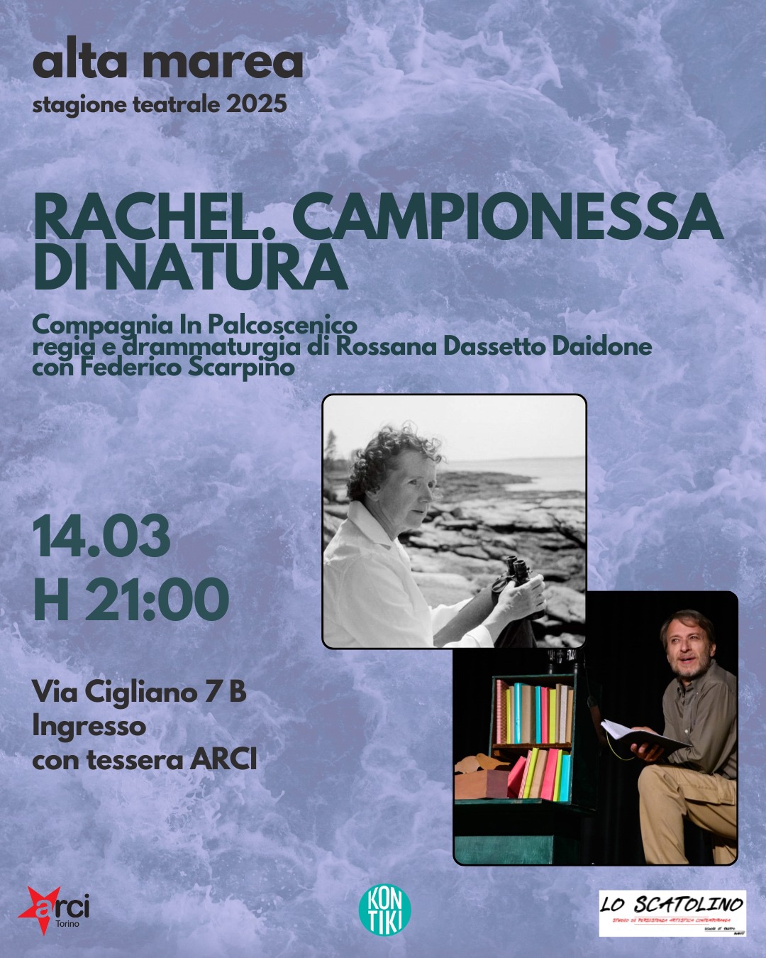 Rachel . Campionessa di natura  - Spettacolo teatrale Alta Marea