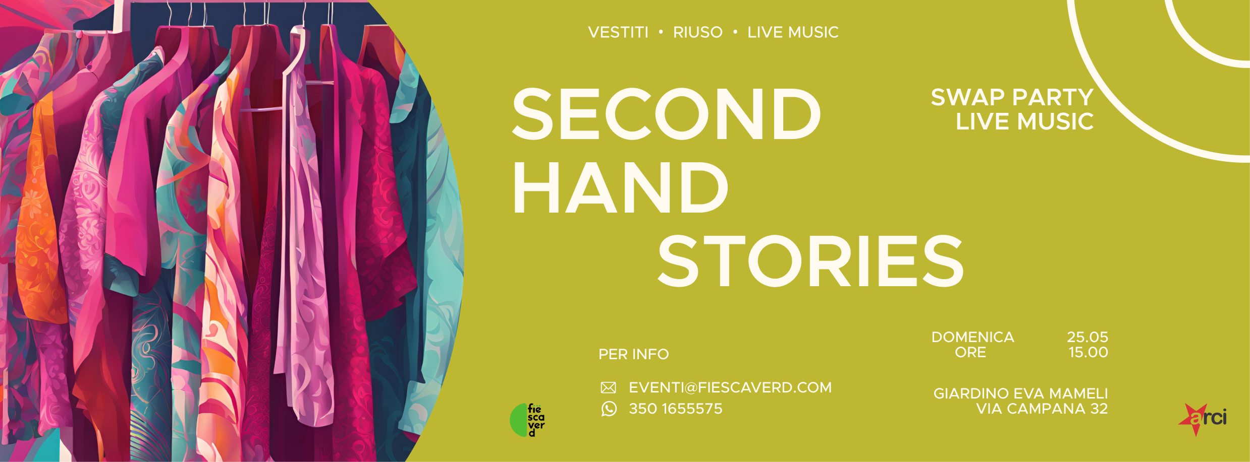 Second Hand Stories - swap party e live music