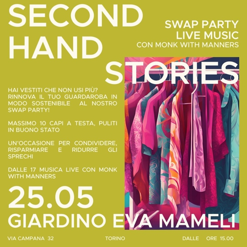 Second Hand Stories - swap party e live music