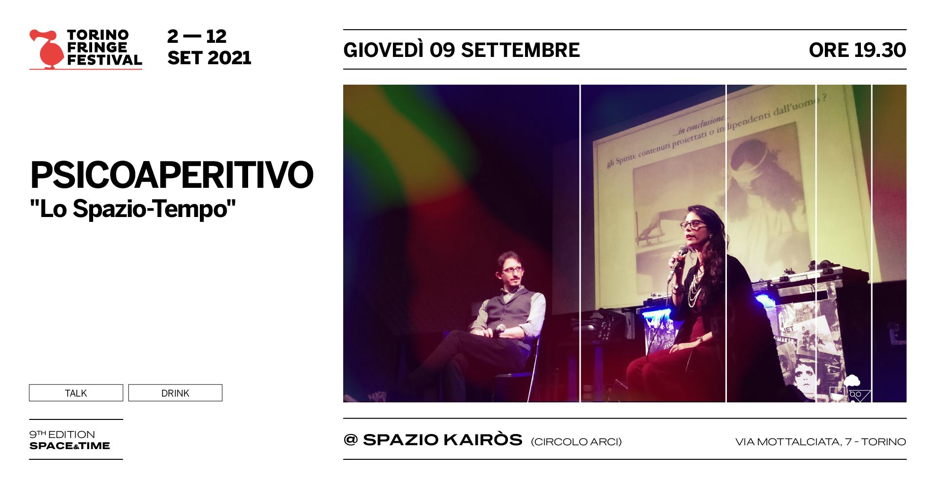 PSICOAPERITIVO “Lo spazio-tempo”