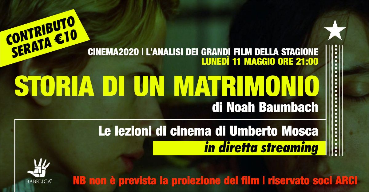 Storia di un matrimonio - Lezione di cinema in streaming