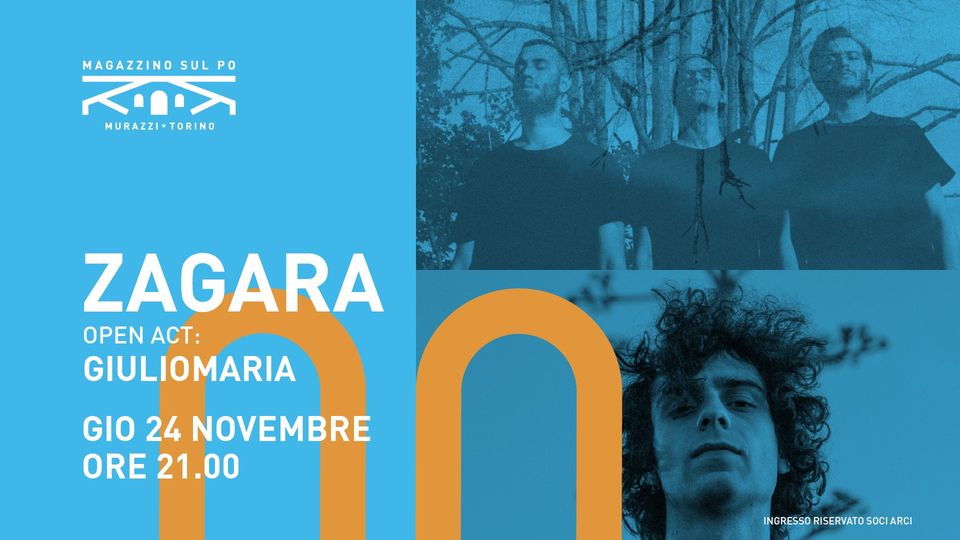 ZAGARA live "DUAT" release party - open act: giuliomaria @Magazzino sul Po