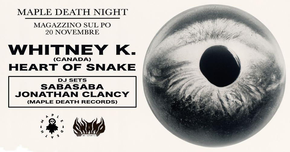 Maple Death Night feat. Whitney K - Heart of Snake - Sabasaba & Jonathan Clancy dj set