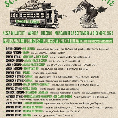 SCORRIBANDE METROPOLITANE - Programmazione di ottobre