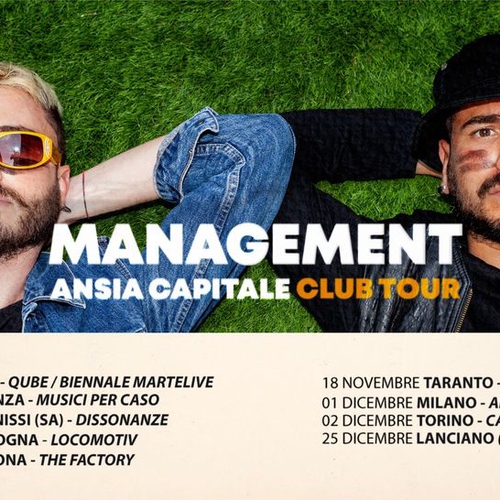 MANAGEMENT - ANSIA CAPITALE CLUB TOUR
