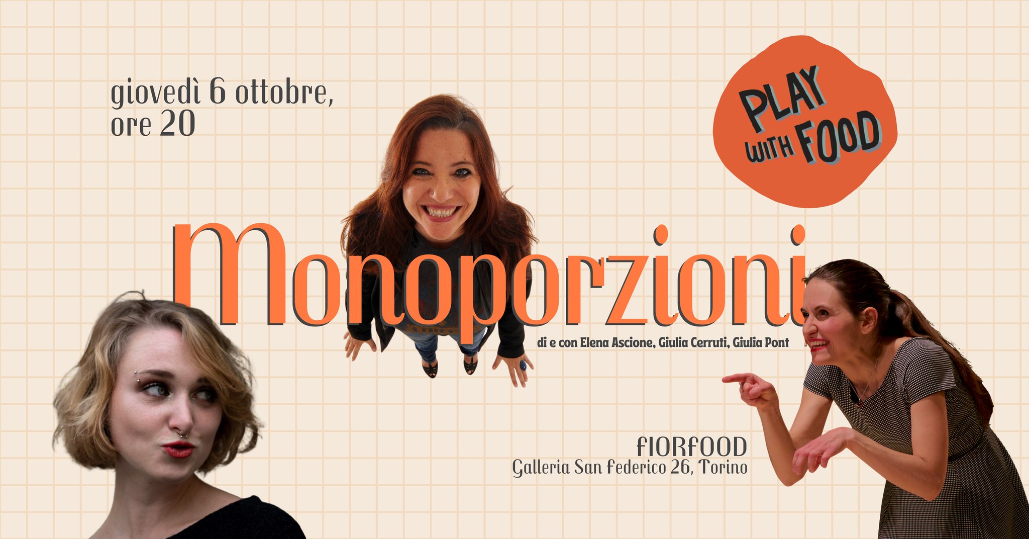 MONOPORZIONI / Elena Ascione, Giulia Cerruti, Giulia Pont // Play with Food 2022 **prima assoluta**