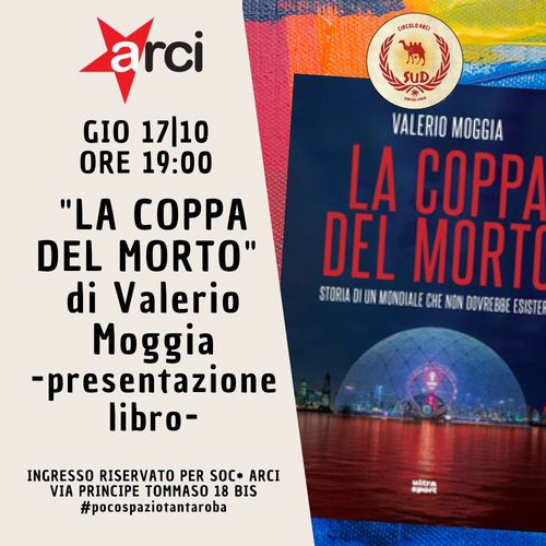 Presentazione libro "La Coppa del Morto" di Valerio Moggia