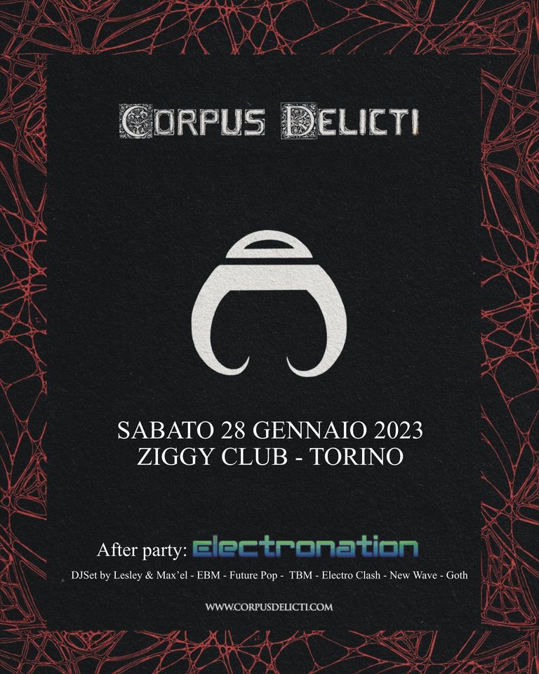 CORPUS DELICTI "From Dust to Light Tour" + ELECTRONATION