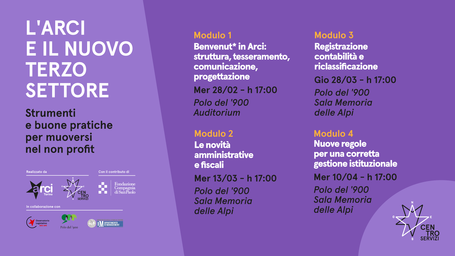 L'Arci e il nuovo Terzo Settore - strumenti e buone pratiche per muoversi nel non profit