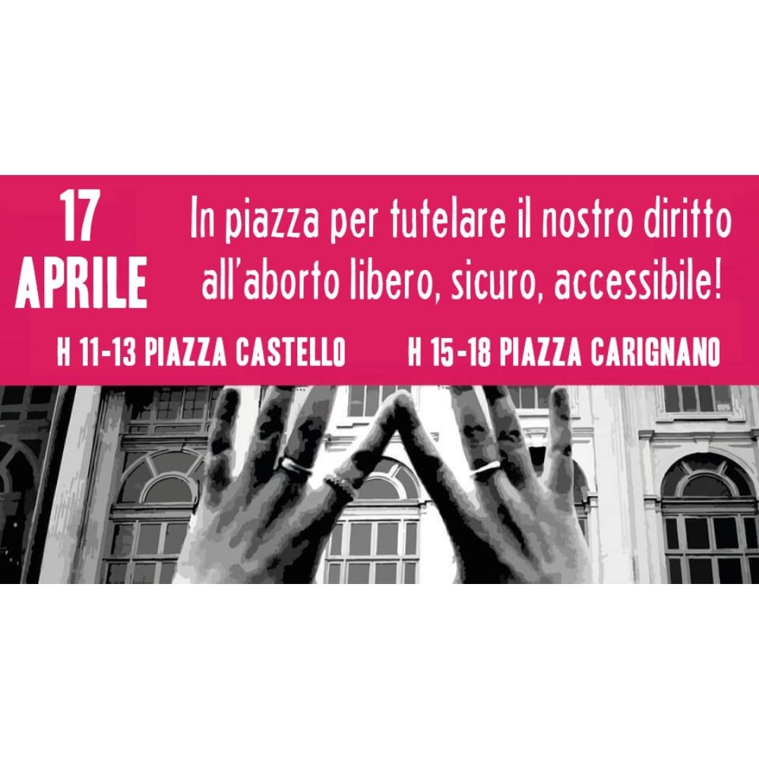 Arci Piemonte Aderisce alla manifestazione contro gli attacchi all'aborto della Regione