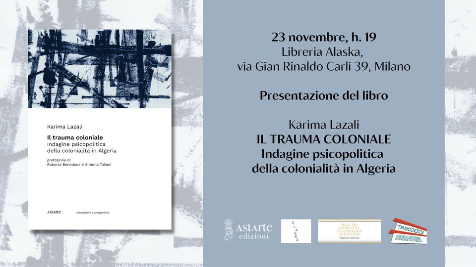 "Il trauma coloniale" - presentazione del libro