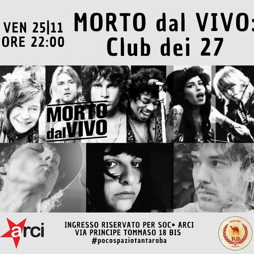 MORTO dal VIVO |Club 27 con M.Manita, Fausia, Invena.