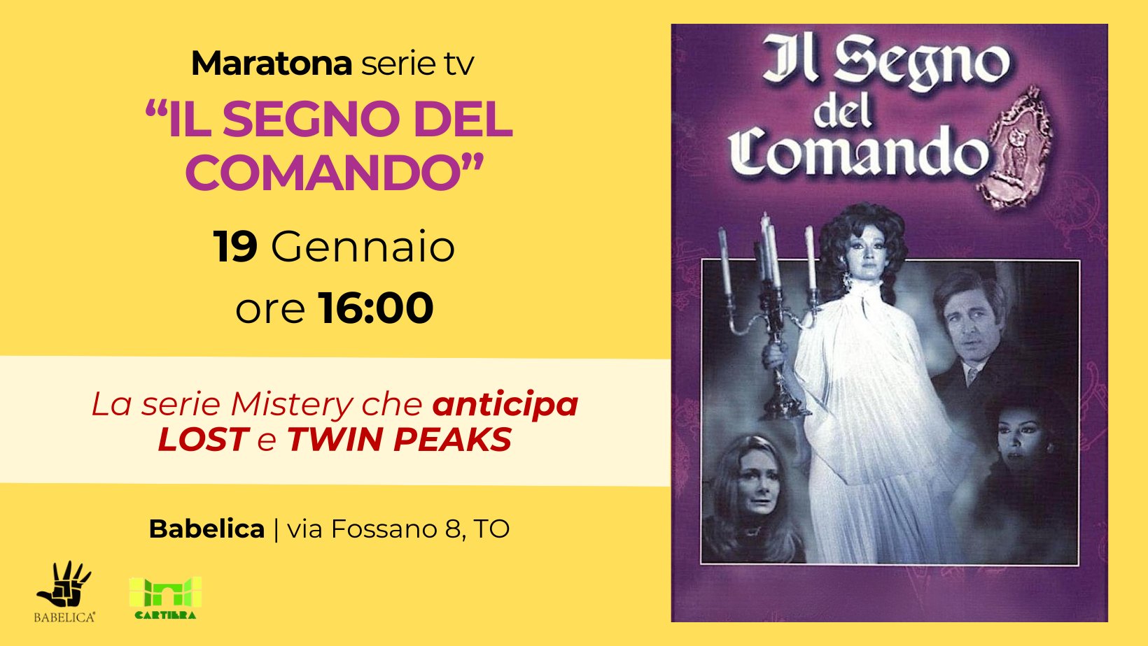 Maratona De "Il segno del comando" - Giorno 1