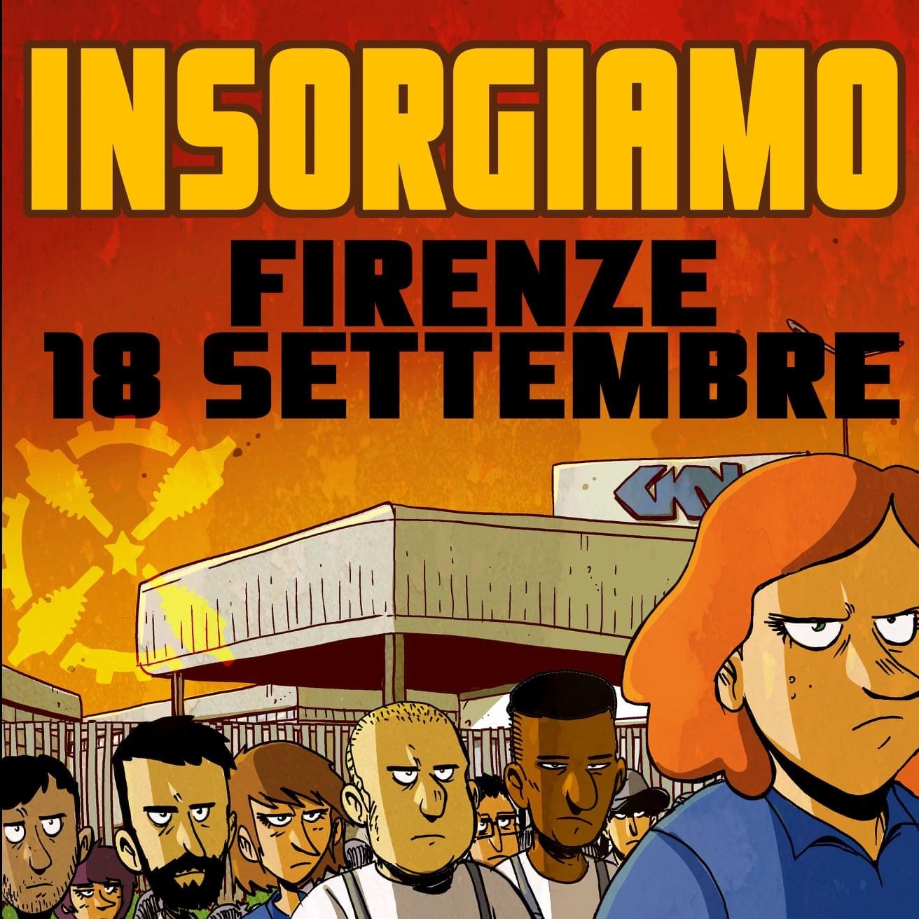 #Insorgiamo - Corteo nazionale a Firenze - Info Pulman e prenotazioni