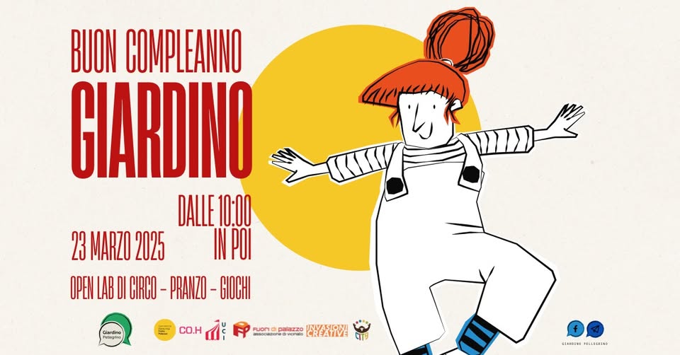 Buon Compleanno Giardino! 23 Marzo dalle 10 