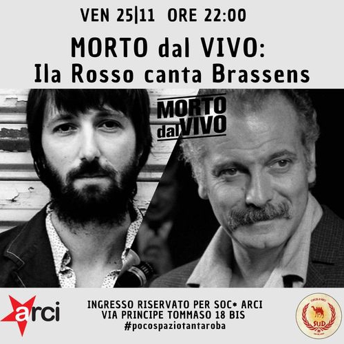 MORTO dal VIVO: Ila Rosso canta Brassens