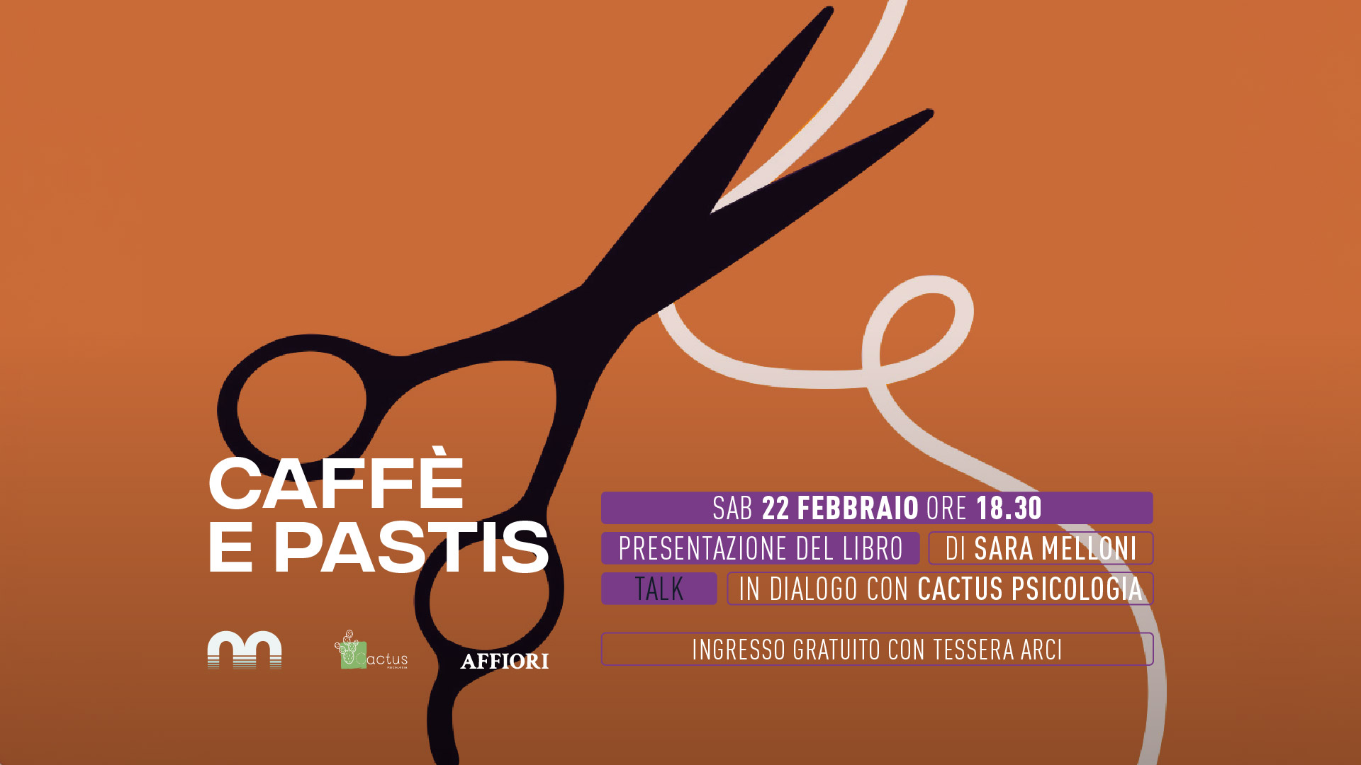 Presentazione del romanzo "Caffè e Pastis" si Sara Melloni