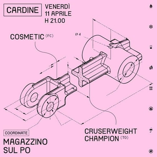 Cardine - Cosmetic + Cruiserweight Champion @Magazzino sul Po