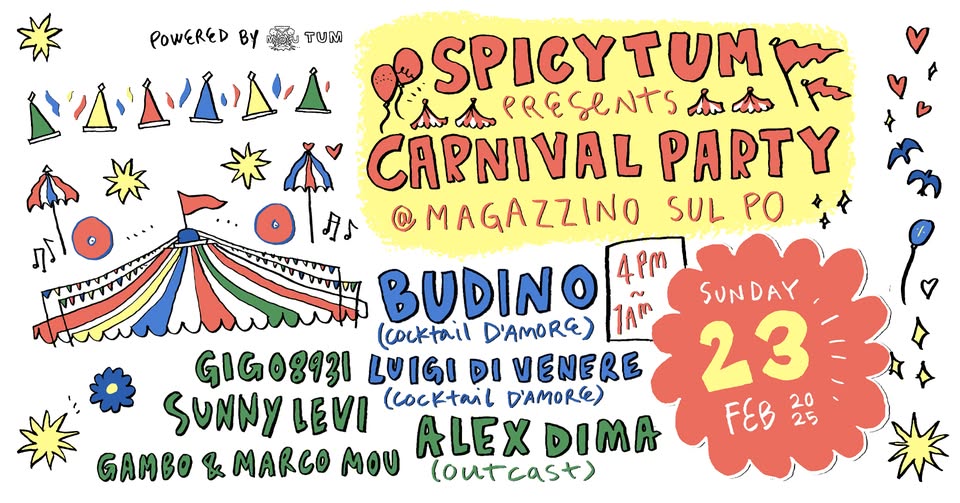 Carnival Party con Cocktail d' Amore