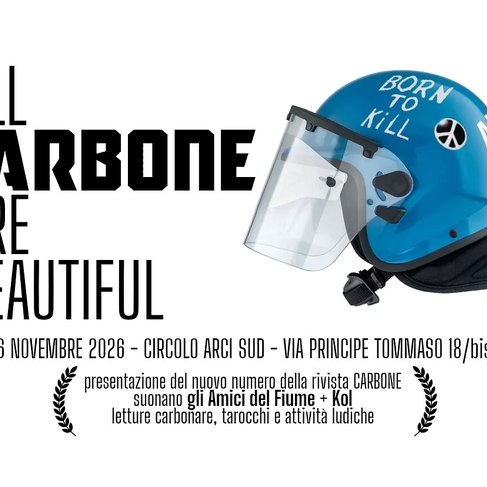 CARBONE — PRESENTAZIONE DEL NUOVO NUMERO