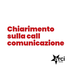 Chiarimento sulla call comunicazione