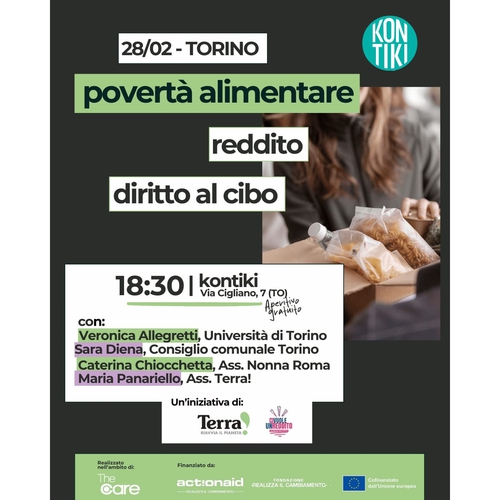 Il cibo è un diritto, non un privilegio! 