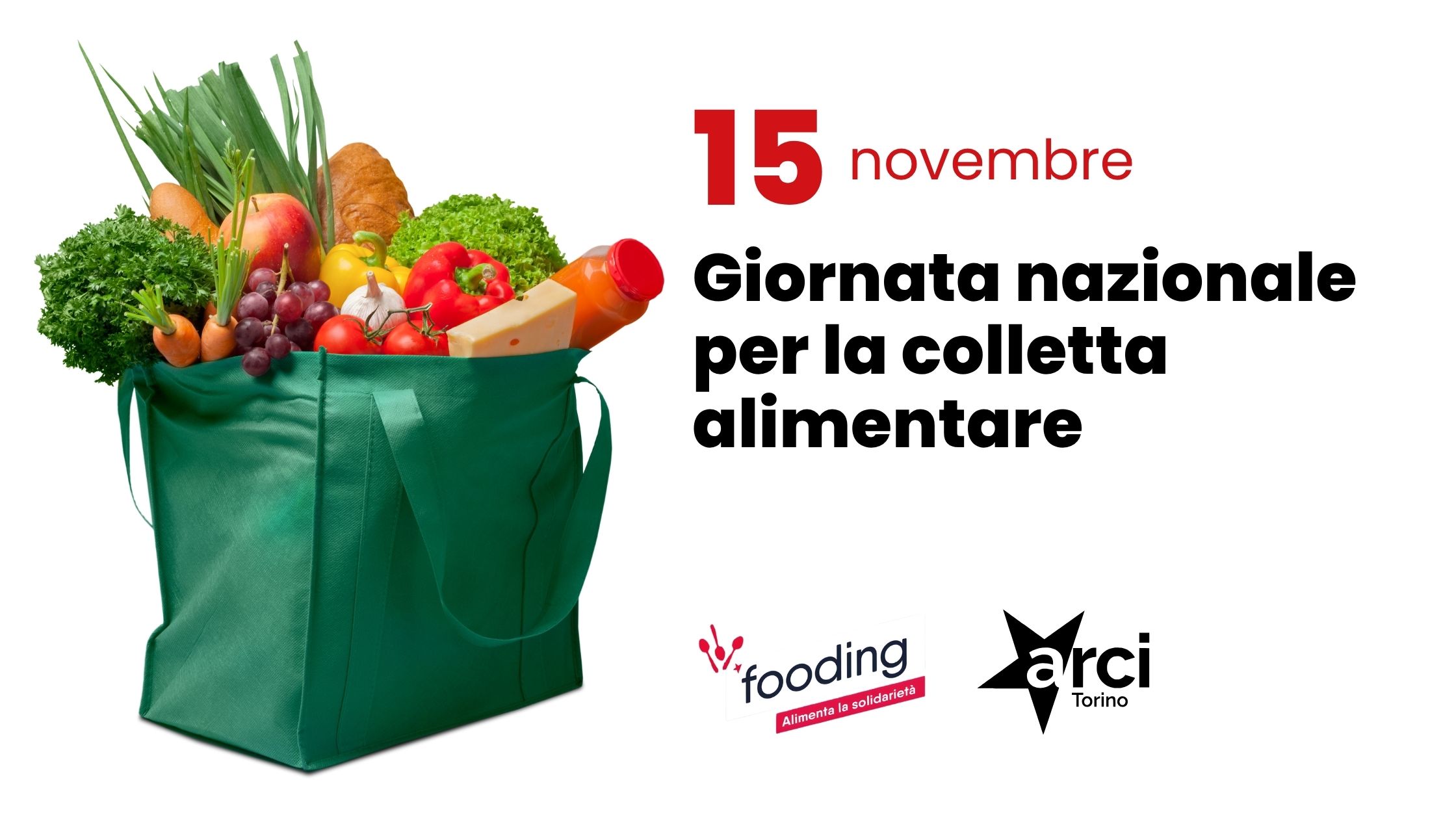 15 novembre, Giornata nazionale della colletta alimentare