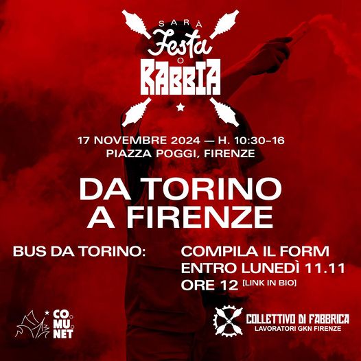 Festa o Rabbia - da Torino a Firenze