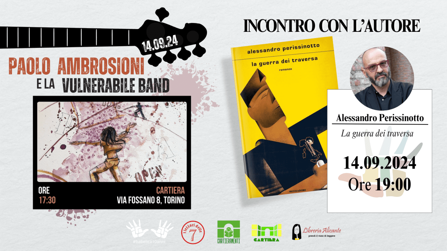 Presentazione delle attività e incontro con l'autore: Alessandro Perissinotto