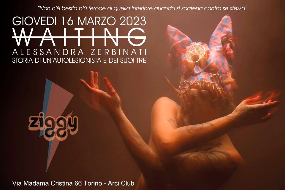 WAITING (Alessandra Zerbinati) "Storia di un autolesionista e dei suoi tre"