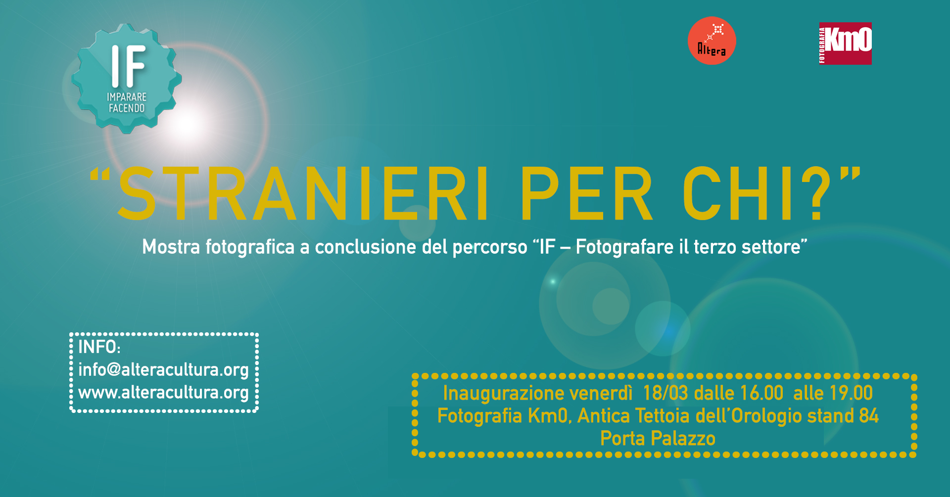 "Stranieri per chi?" | Mostra fotografica