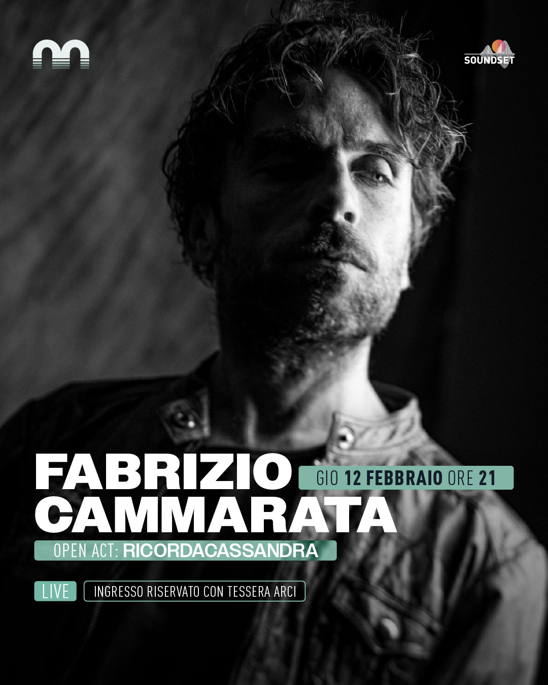 Fabrizio Cammarata - open act RicordaCassandra @ Magazzino sul Po