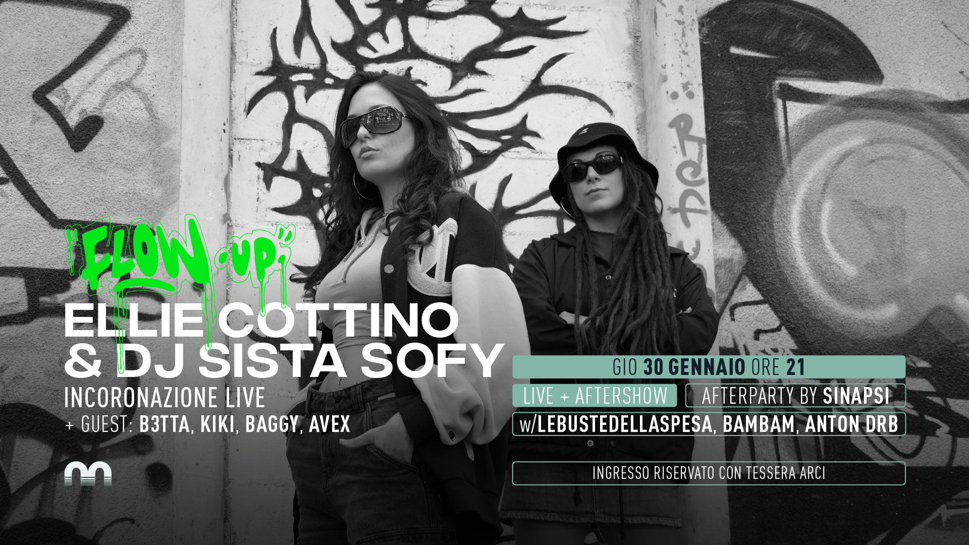 FLOW UP: Ellie Cottino & Dj Sista Sofy "InCoroNazione" Live + Sinapsi Aftershow