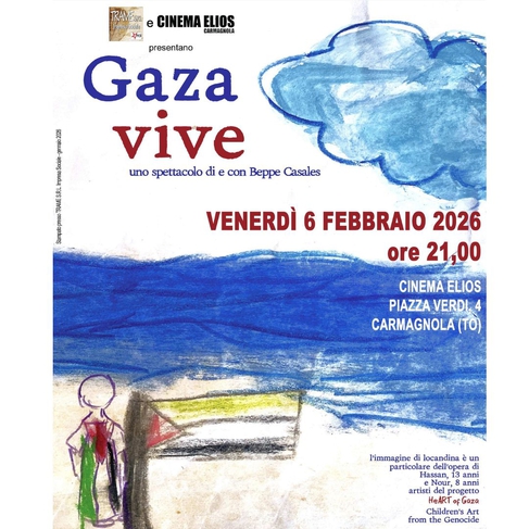 Gaza Vive - spettacolo di Beppe Casales
