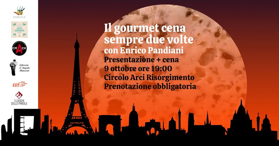 Pandiani presenta Il gourmet cena sempre due volte