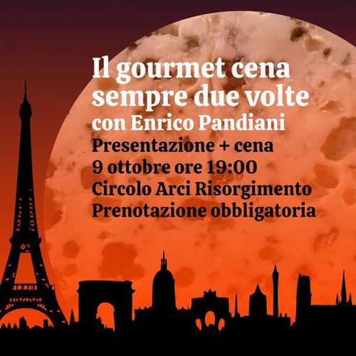 Pandiani presenta Il gourmet cena sempre due volte