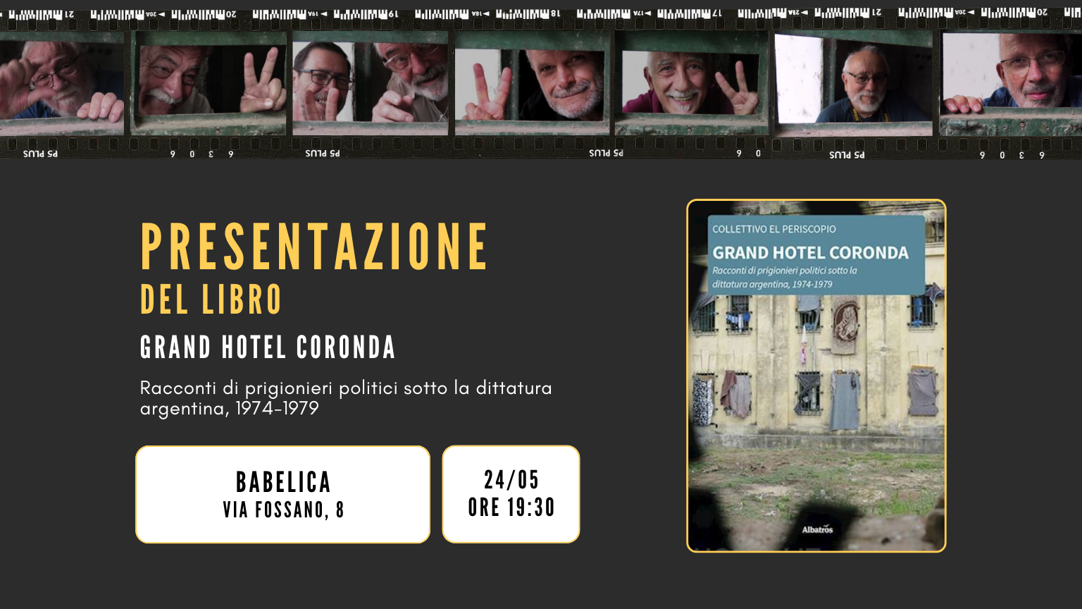 Presentazione del libro GRAND HOTEL CORONDA