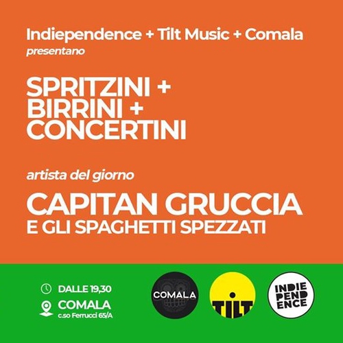 Capitan Gruccia & Gli Spaghetti Spezzati live at Comala