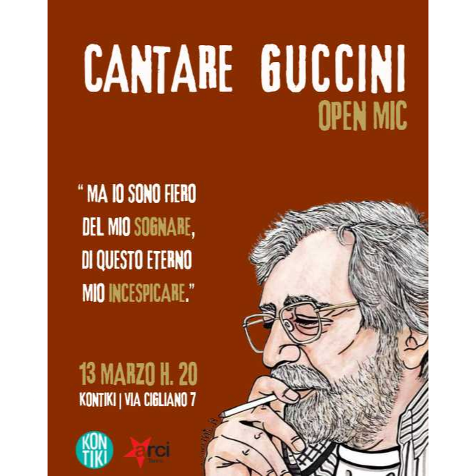 Cantare Guccini al Kontiki 